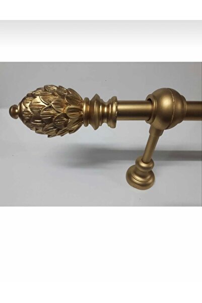 Rustik 300 Cm Raysız Kozalak Gold Döküm