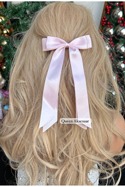 Queen Nelly Fundă din satin de lux la modă la modă roz - pliată și suspendată...