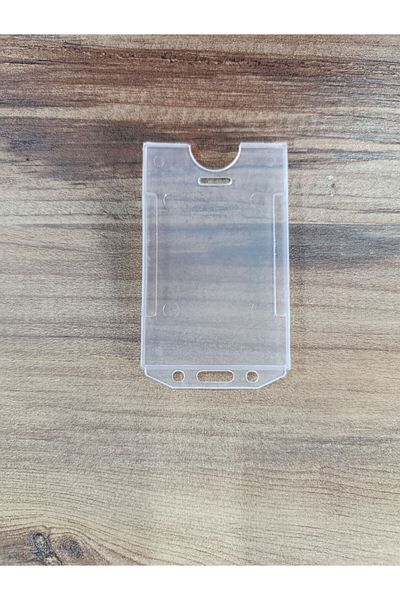 Limitless Name Badge Case Vertical Card Protector Transparent Name Badge Holder