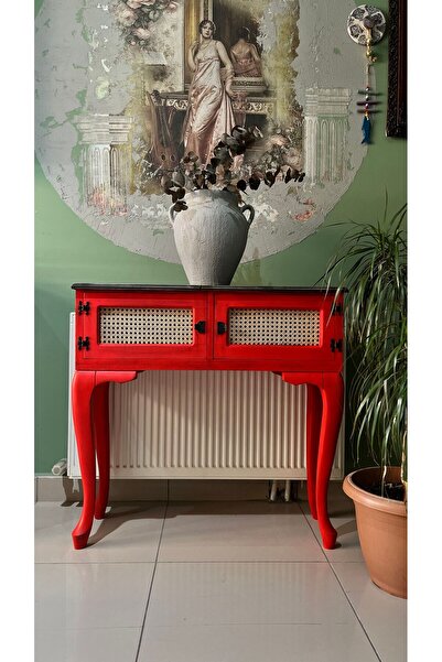 Evperisiym Ahşap Hazeranlı Dresuar 80x35x75 Cm