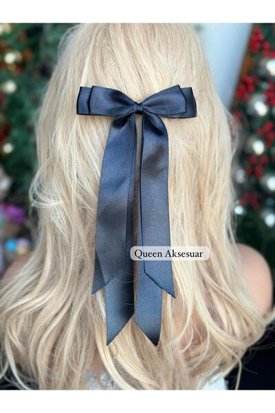 Queen Nelly Πολυτελές σχέδιο - Σατέν φιόγκος με πολλές στρώσεις, μακρύ κρεμασ...