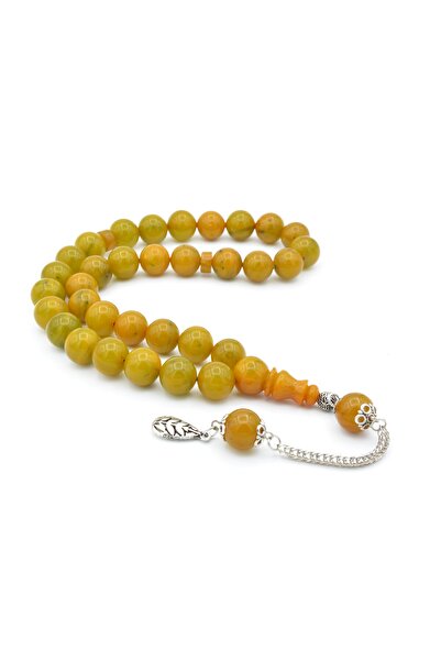 Murty99 Сферично изрязани моарови зелени пресовани кехлибарени молитвени мъни...