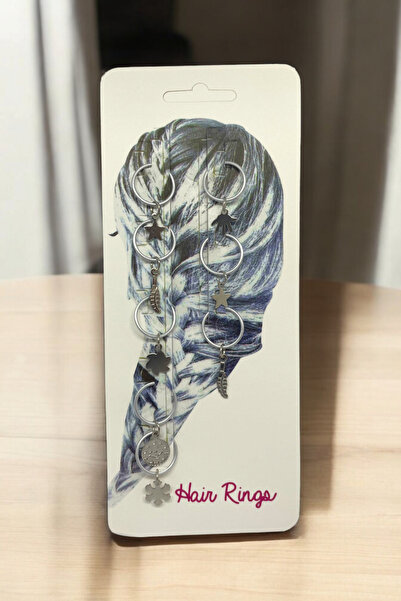 FAHA Saç Küpesi Saç Yüzüğü Metalik Figürler