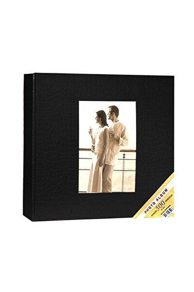 Aledo 10x15cm 500' piele Album foto Acr-14lpp46500-negru