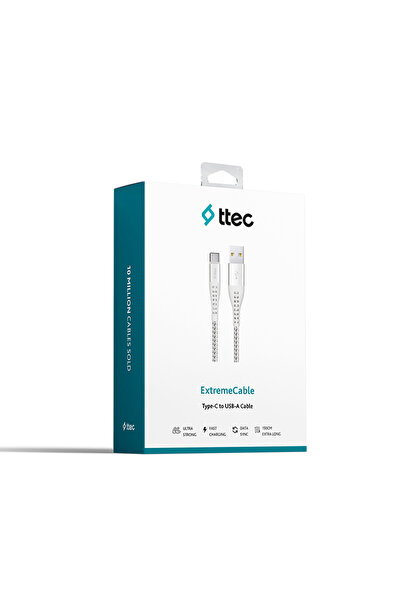 Ttec Extremecable Ekstra Dayanıklı Usb-a - Usb-c Şarj Kablosu 150cm 2dkx02cg,...