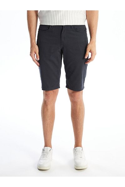 LC Waikiki Men's Slim Fit Gabardine Bermuda Shorts - LCW