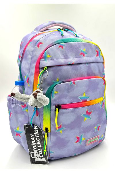 Bevitton Lilac Light Water Resistant School Backpack - 3700