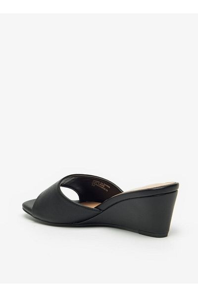 Flora Bella by Shoexpress Flora Bella Solid Slip On Sandals with Wedge Heels