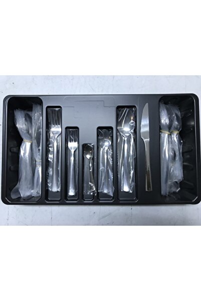 Kardelen Zümrüt 72 Piece Spoon Fork Knife Set for 12 Persons