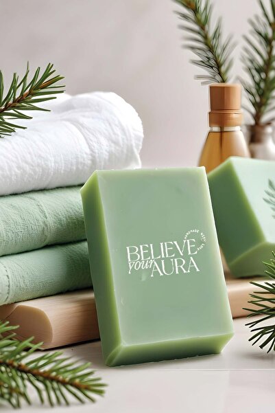 Believe Your Aura Çam Ağacı Yağı Sabunu - El Yapımı %100 Doğal Çam Ağacı Yağı...
