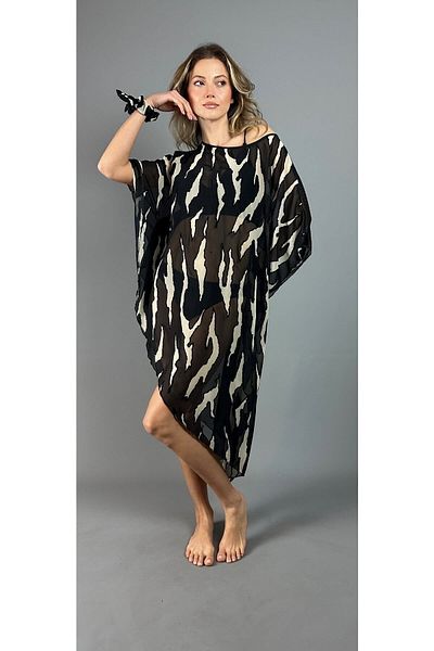 Agepta Women Collection Pareo Kimono Zebra
