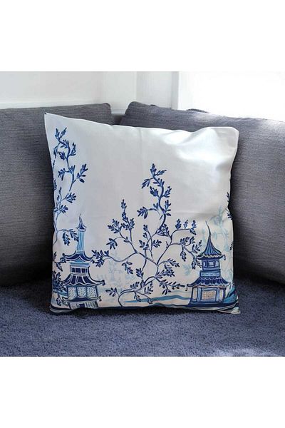 FLAMENCO TEKSTİL Skirted Patterned Throw Pillow - Pillow Case, Asiye Authentic Ethnic Figures