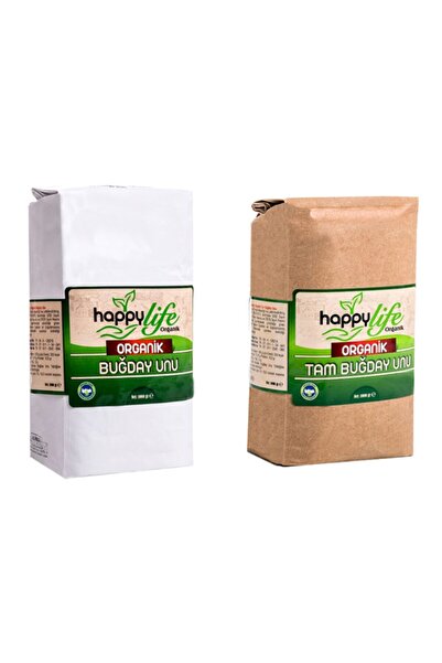 Happy Life Happylife Organik Buğday Unu 1000 Gr - Happylife Organik Tam Buğda...