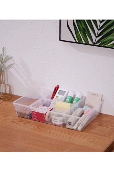 Bayev Nova 4-Piece Compartment Drawer Organizer Office Tabletop Collector Office Organizer (Without Cover)