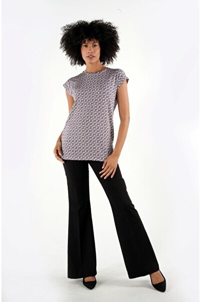 ALEXANDERGARDI Блуза з візерунком і розрізом - B24-1659