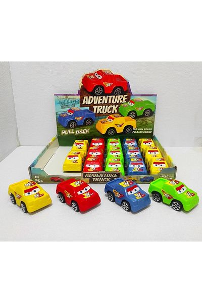 Brother Toys مجموعة سيارات سحب قطرة مكونة من 4 قطع من مواد عالية الجودة