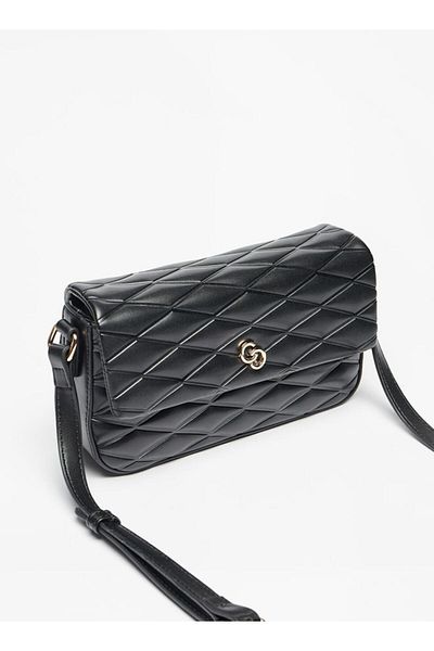 Celeste Quilted Crossbody Bag with Adjustable Strap and Flap Closure