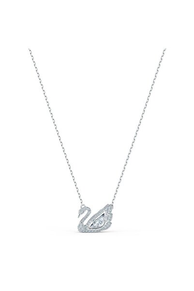 Swarovski Kolye Dancing Swan-necklace Czwh-rhs 5514421