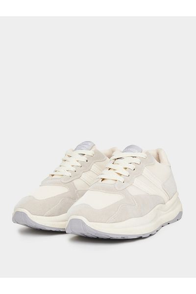 Styli Knit Mesh Upper Lace Up Sneakers