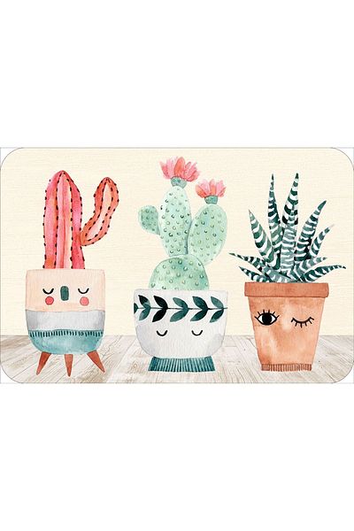 DEKOMOD Decorative Digital Printed Bath Mat Set