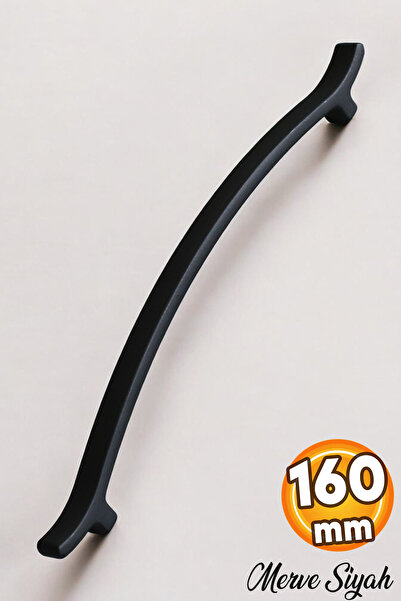 Badem10 Mâner din metal negru mat - mânere pentru dulapuri pentru sertare de ...