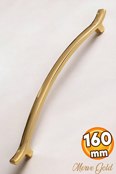 Badem10 مقبض معدني ذهبي - نادي خزانة درج المطبخ