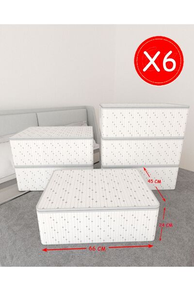 Özlem Toys 6 darab széles térfogatú fogantyú – ágyalap alatti csekk jacht- és ruházati cikk-rendező táska