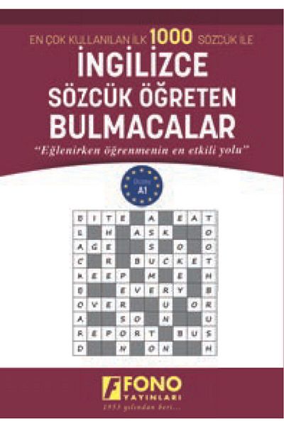 Fono Yayınları Puzzles that teach English words