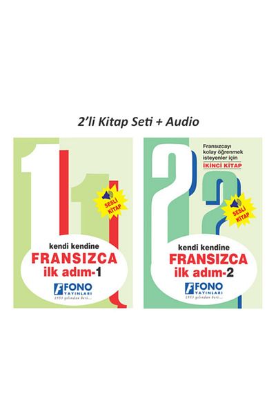 Fono Yayınları Phono Self-French French First Steps 1 - 2 (with voice-over)