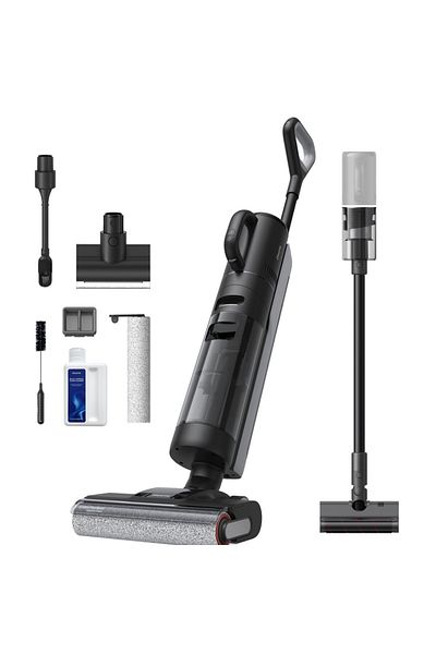Dreame H12 Dual Smart - مكنسة كهربائية عمودية رطبة وجافة، ممسحة تنظيف الأرضيات، 4 في 1