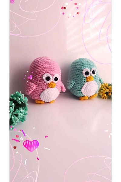 Penguen Toy Set of 2