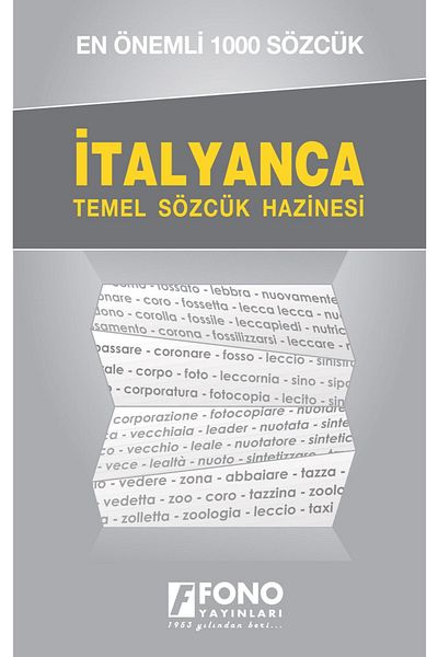 Fono Yayınları The 1000 Most Important Words in Italian