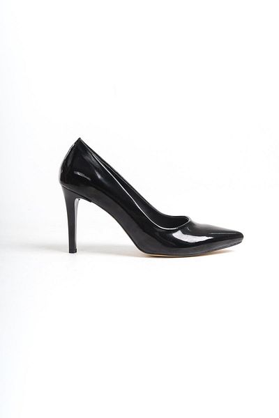 Modabuymus Anger Black Lac Leather Stiletto - Pantofi de damă