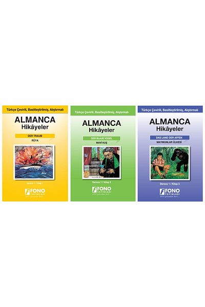 Fono Yayınları German Turkish Stories Grade 1 (3 Books)