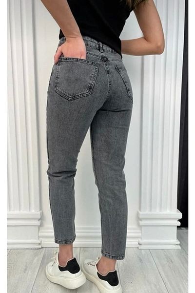 SU SHE High Waist Smoked Mom Jean - Women's Boyfriend Power Lycra