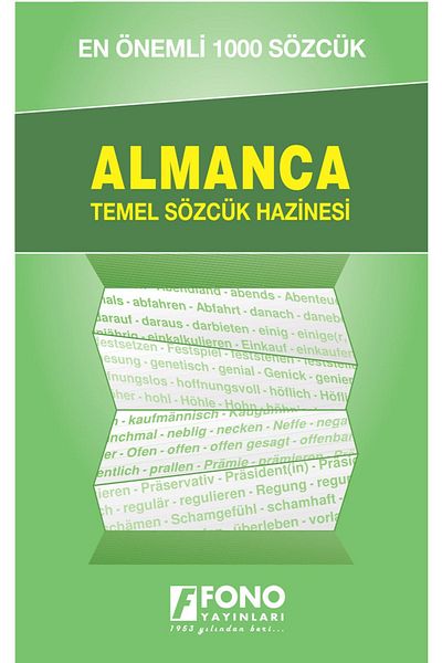 Fono Yayınları The 1000 Most Important Words in German