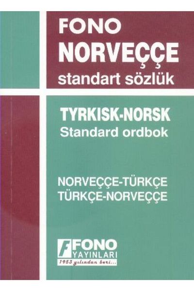 Fono Yayınları Norwegian Standard Dictionary