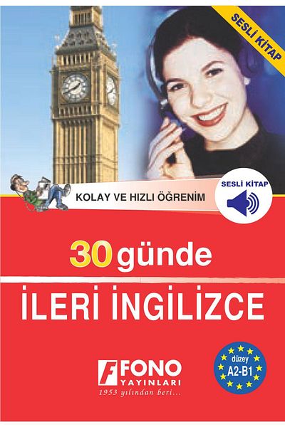Fono Yayınları Advanced English in 30 Days (with voice-over)