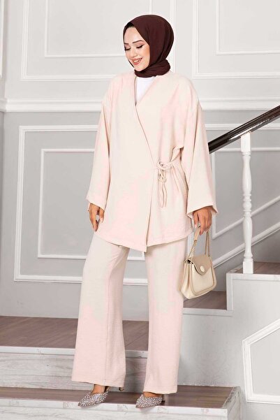 EBRUTESETTÜR Kimono Set - Side Tie and Lace Up