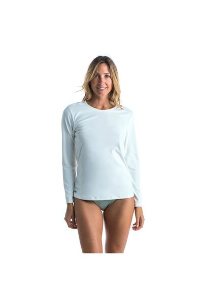 Decathlon Women's - Long Sleeve Surfing T-Shirt - Uv Protected - Unpainted - Malou