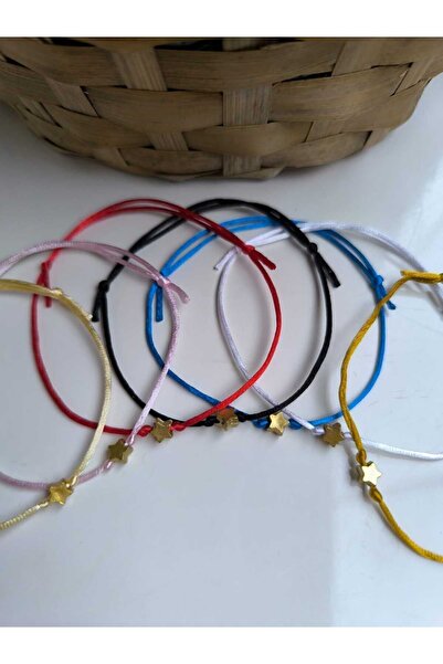 Esey Dizayn Halhal - 7 Adet Renkli Ip Yıldız Ayarlanabilir Model