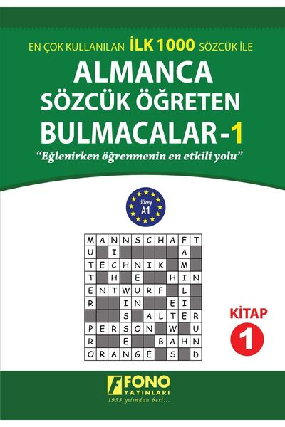 Fono Yayınları German Vocabulary Teaching Puzzles 1