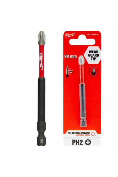 Genel Markalar Bits Uç Matkap Ucu Tornavida Ucu Vidalama Ucu Ph2-90mm (1 ADET...