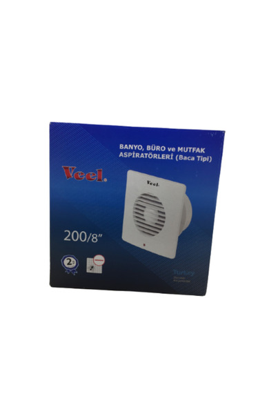 VEEL Banyo Büro Ve Mutfak Aspiratörleri (BACA TİPİ) 40w 200mm