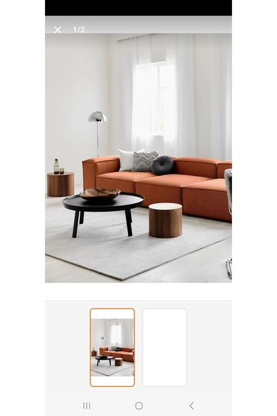 DREAM GARDEN Erduran Mobilya Angelo 3 Modül Modüler Koltuk Üçlü Kanepe Keten ...