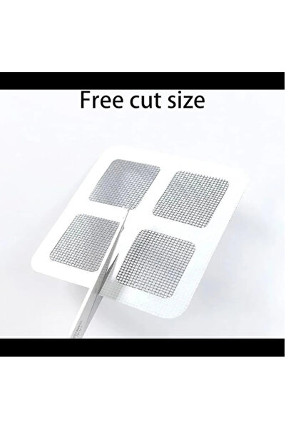 teknonisa 10 قطع مصفاة حوض الحمام مقاس 9 × 9 سم - مجموعة الدش