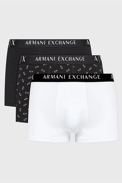 Armani Exchange BOXER pentru bărbați 957030   CC282 11311 - Pachet de 3, bumbac și confort flexibil