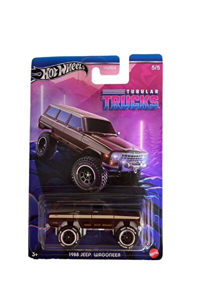 HOT WHEELS 1988 Jeep Wagoneer Uzun Kart TUBULAR TRUCKS KOLEKSİYONLUK
