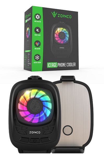 ZOİNCO Iceage Phone Cooler Fan - Semiconductor Fast Cooler Radiator - Pubg - Free Fire