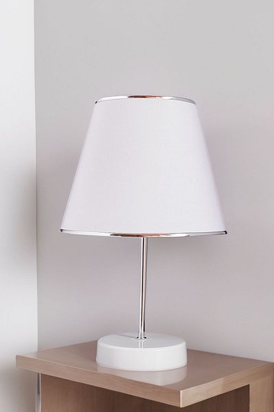 Eslight White Slim Fit Lampshade Table Lamp - E98A 1 Modern, 16-30 E27